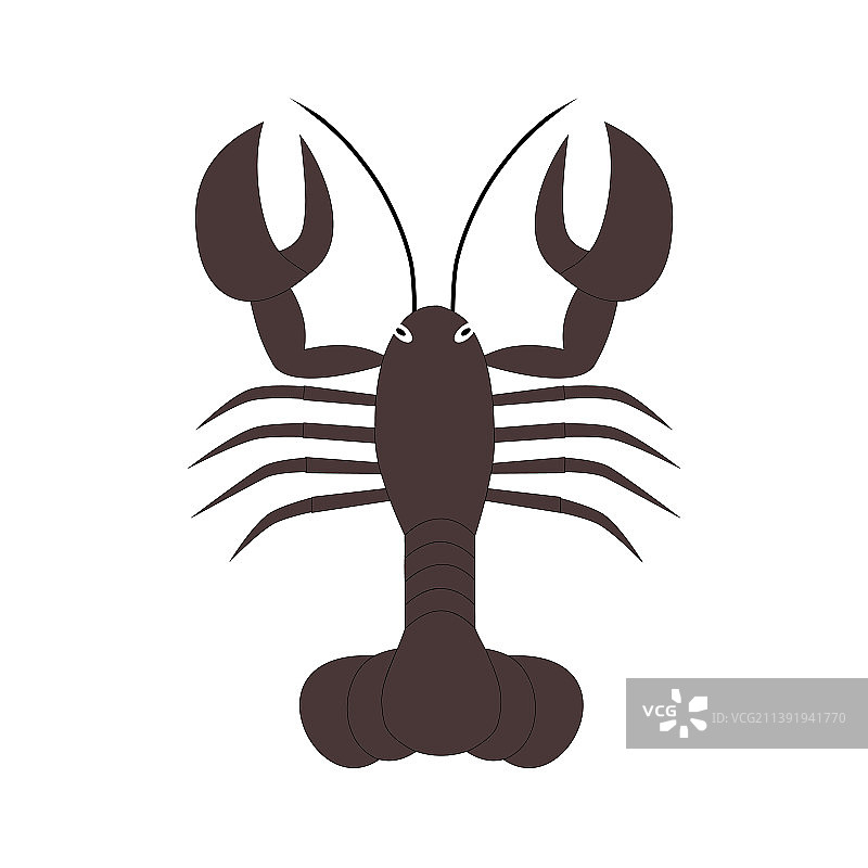 龙虾图标图片素材