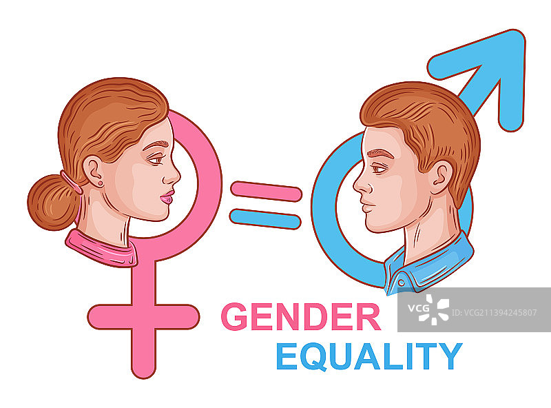 男女平等，男女平等，男女平等图片素材