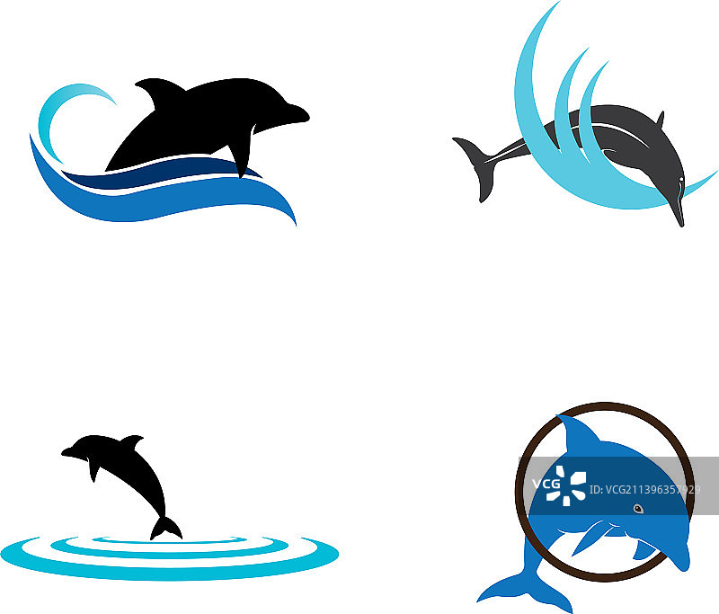 海豚图标图片素材
