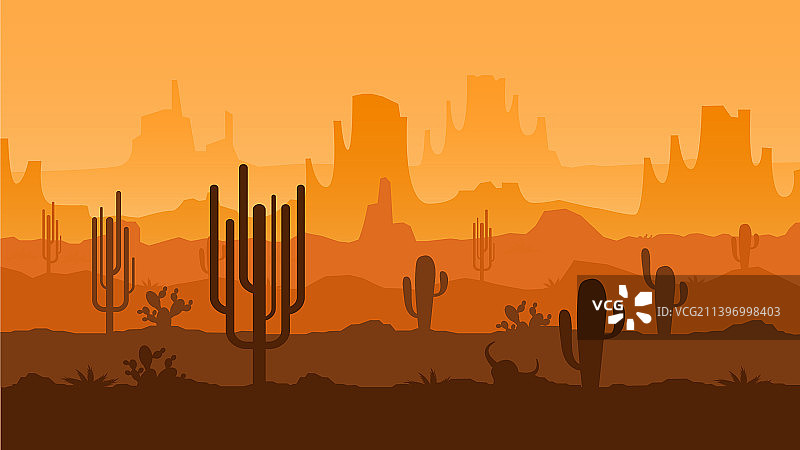德州沙漠日落亚利桑那州景观山谷图片素材