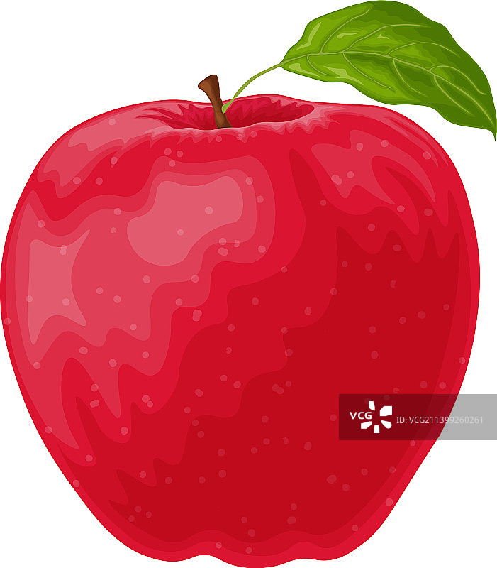 苹果，红色的成熟的苹果，苹果是红色的图片素材