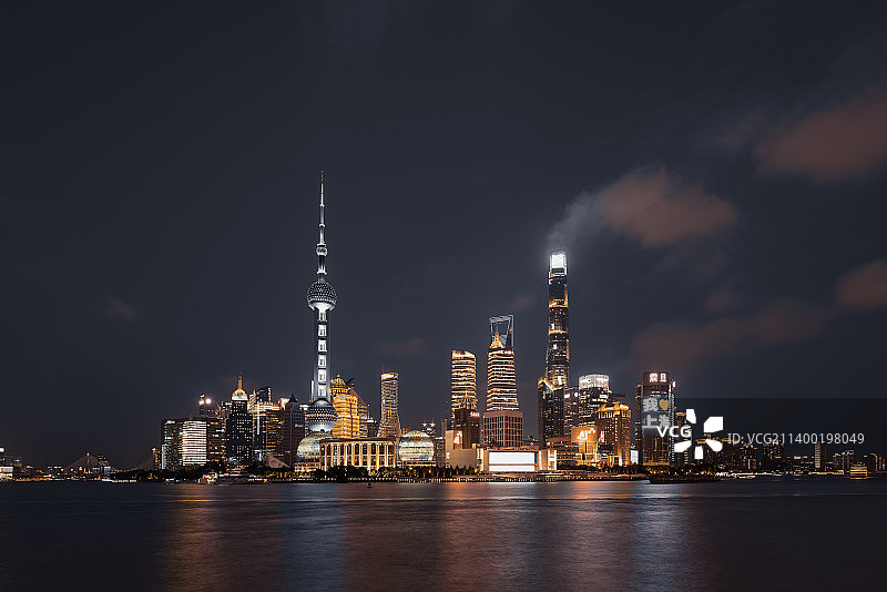 我爱上海的夜景图片素材