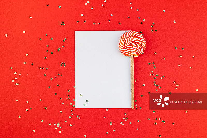闪闪发光的圣诞贺卡模型，普拉，克罗地亚图片素材