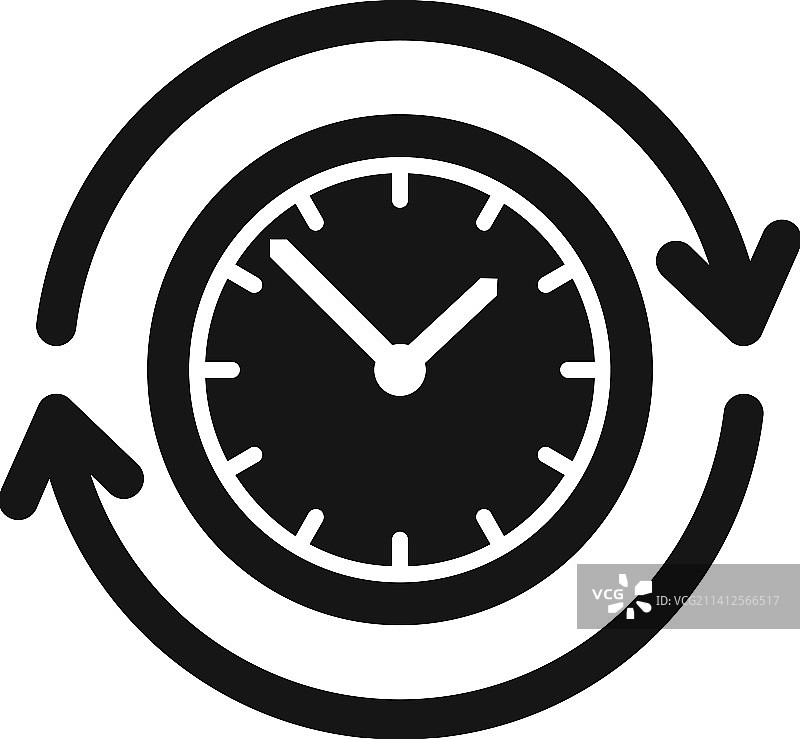 时间控制图标简单项目时钟图片素材