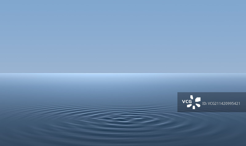 水波荡漾的全帧拍摄-蓝色背景下的水-蓝色背景下的水波纹图片素材