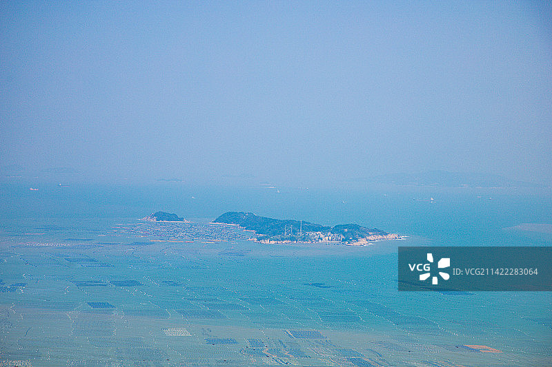 福建省福州市连江县旗冠顶-海岸线和海岛景观图片素材