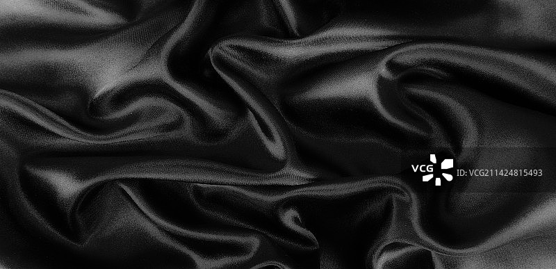 黑色丝绸纹理背景图片素材