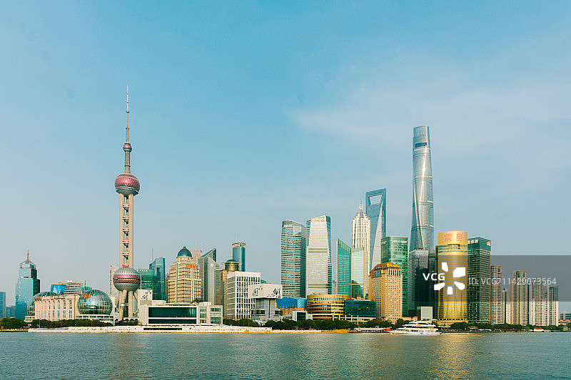 上海城市天际线建筑图片素材