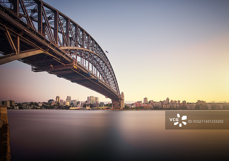 悉尼大桥清晨图片素材