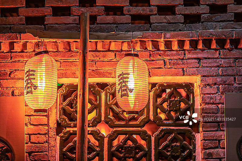 中式灯笼图片素材