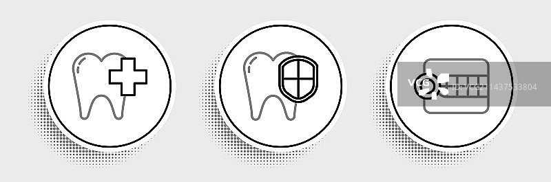 设置线义齿模型牙科诊所牙科图片素材