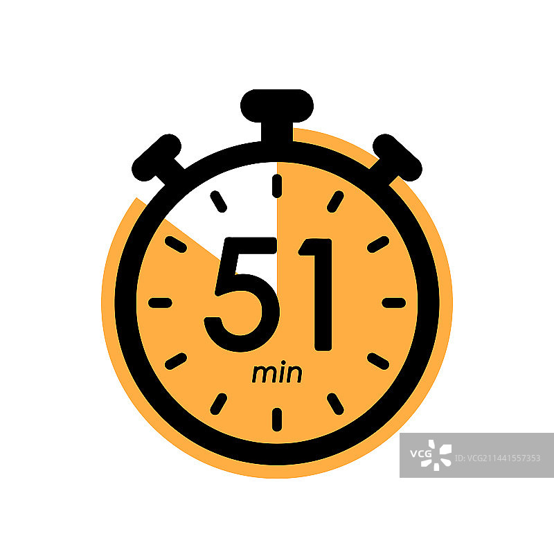 51分钟秒表图标计时器符号烹饪图片素材