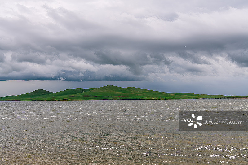 蒙古乌拉盖草原乌拉盖湖图片素材