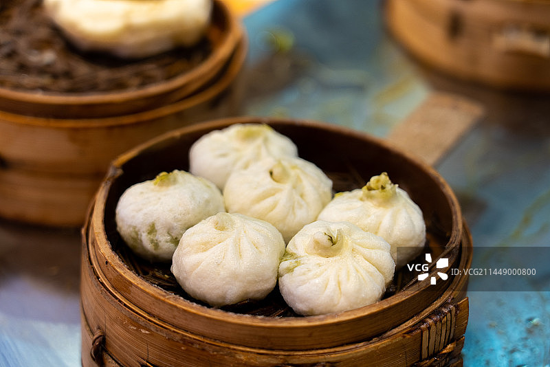 中国传统美食美味的包子图片素材