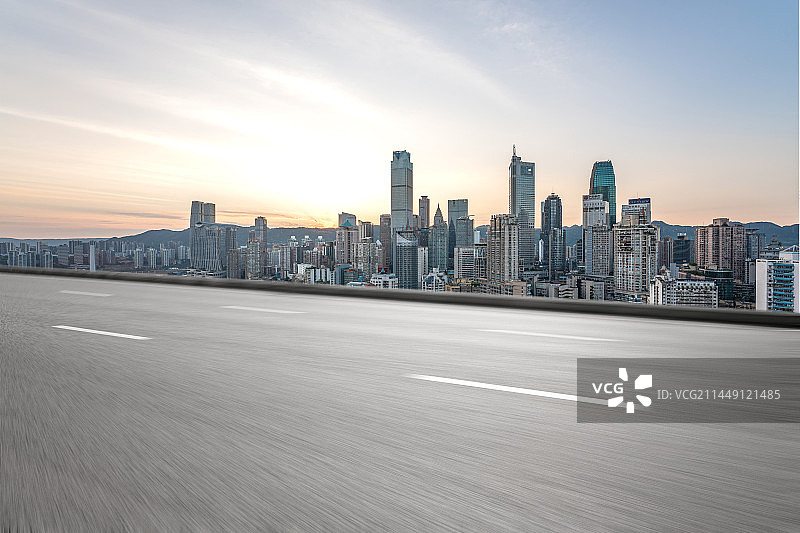 公路和重庆城市风光图片素材
