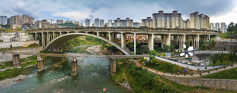 贵州凯里清水江风雨桥图片素材