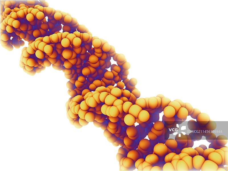 DNA分子，电脑艺术品图片素材