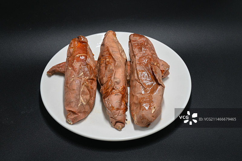 烤红薯烟薯25号蜜薯地瓜图片素材