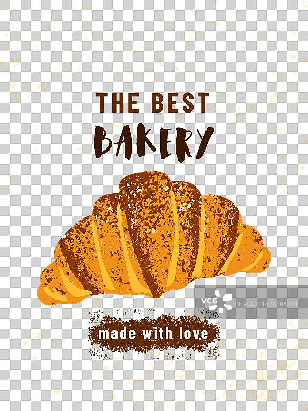 面包店海报背景图片素材