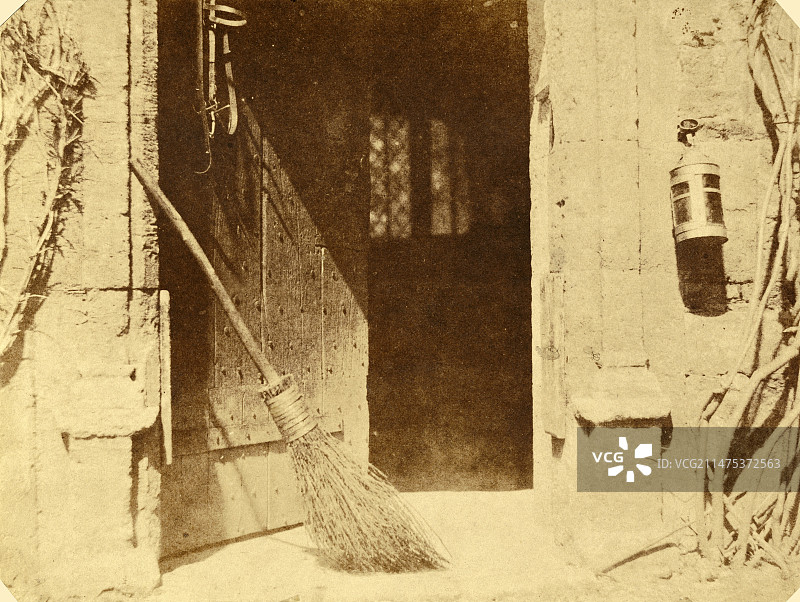 塔尔博特的《敞开的门》(1844年图片素材