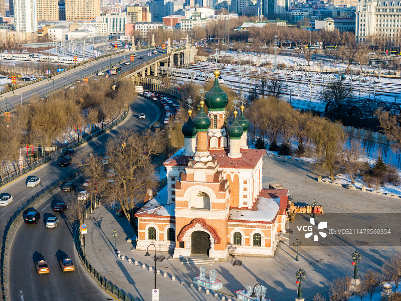 哈尔滨圣·伊维尔教堂图片素材