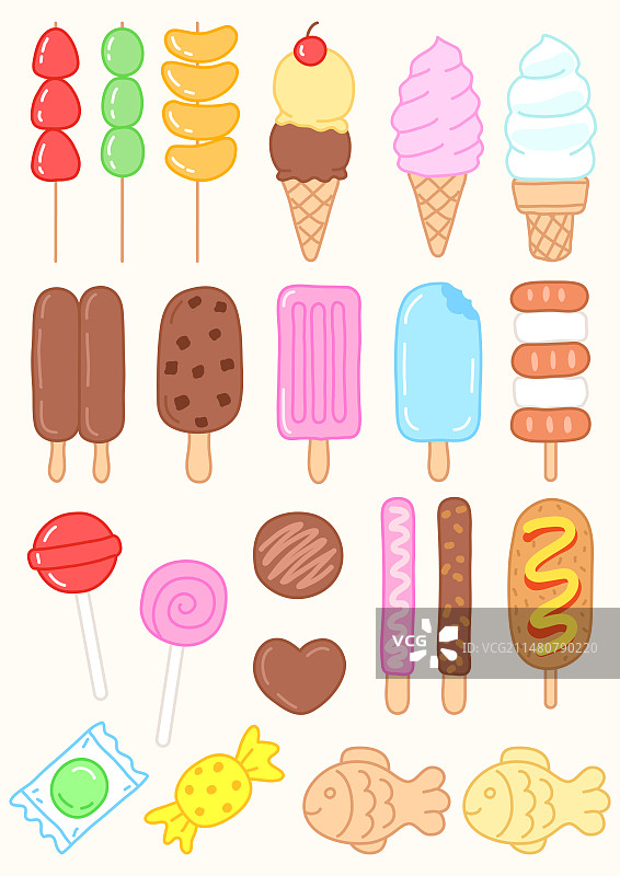 糖果和巧克力甜点酱图片素材