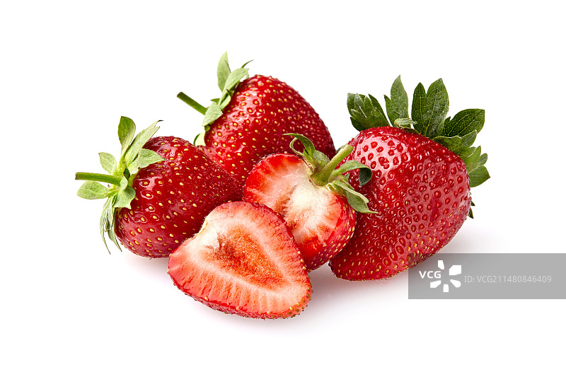 红色的草莓水果图片素材