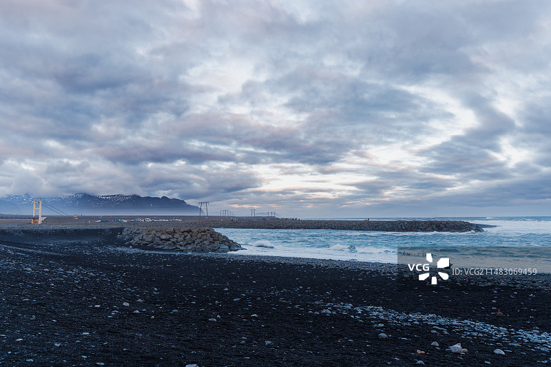 冰岛钻石沙滩图片素材