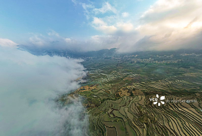 中国云南的云海风光图片素材