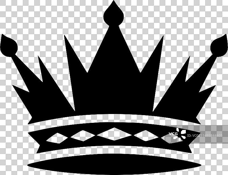 皇冠-极简主义和扁平的标志图片素材