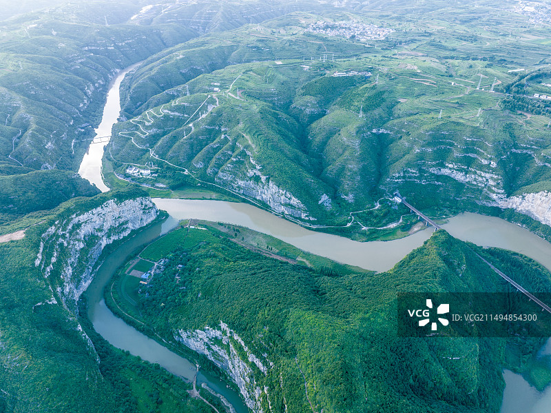 晋城九女仙湖-拍摄于山西晋城阳城图片素材