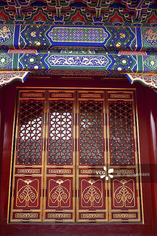 北京恭王府建筑外观图片素材