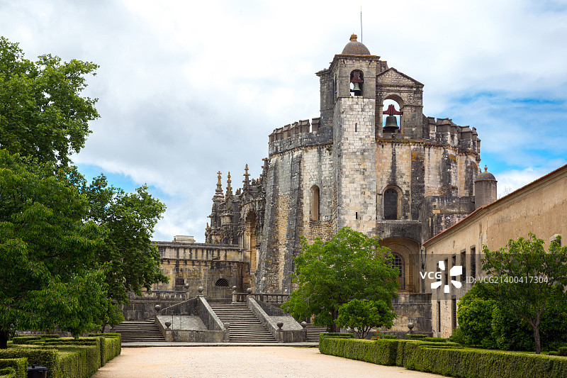 葡萄牙里斯本基督托马尔圣殿骑士修道院图片素材