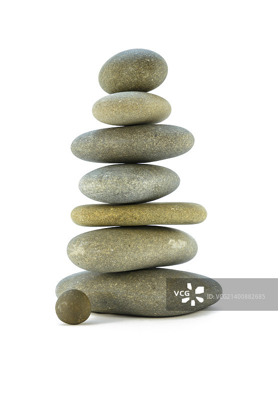 海石叠塔象征平衡图片素材