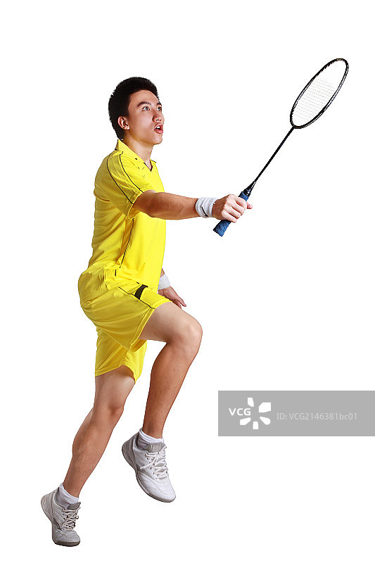 羽毛球运动员图片素材