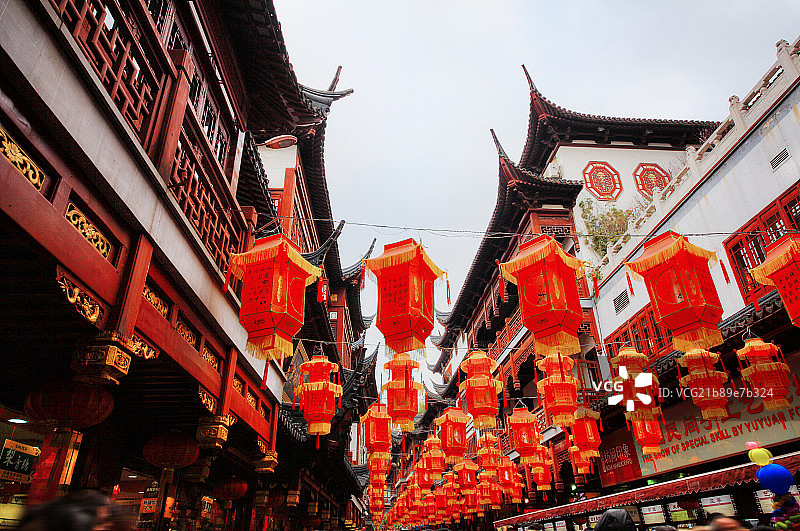 上海城隍庙元宵灯会图片素材