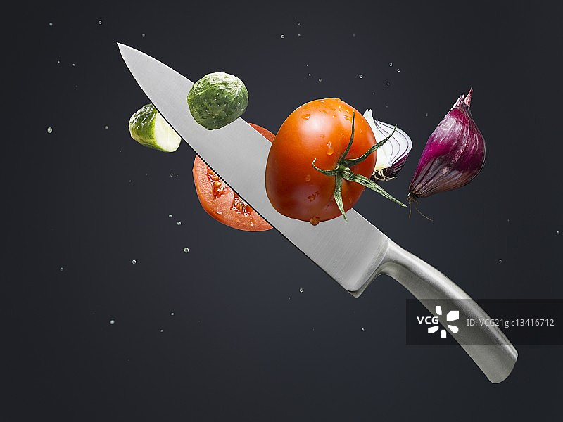 刀和蔬菜图片素材