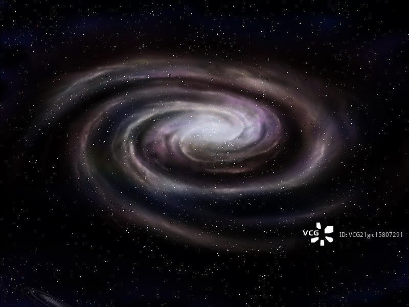 螺旋星系图片素材