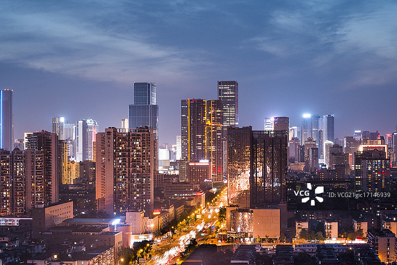 Chengdu city 成都图片素材