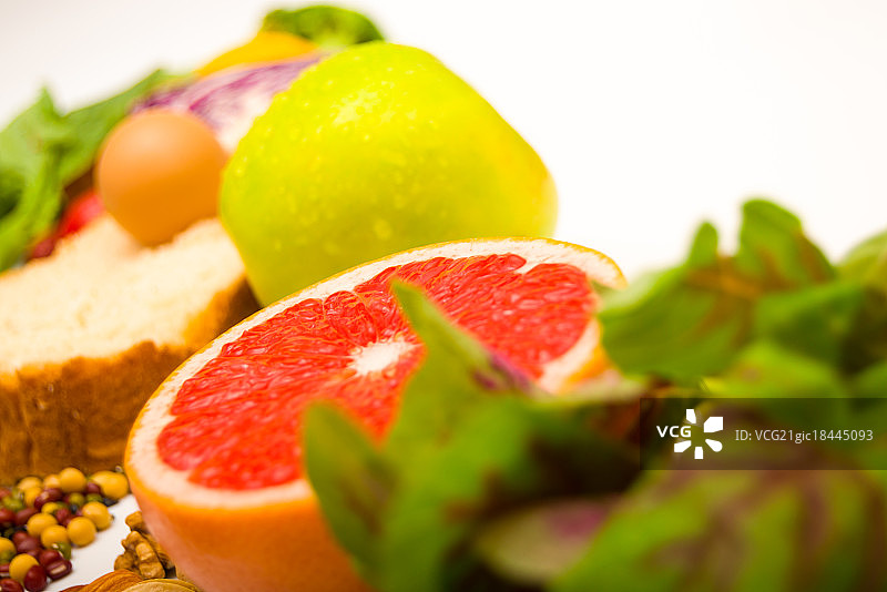 健康新鲜的水果蔬菜图片素材