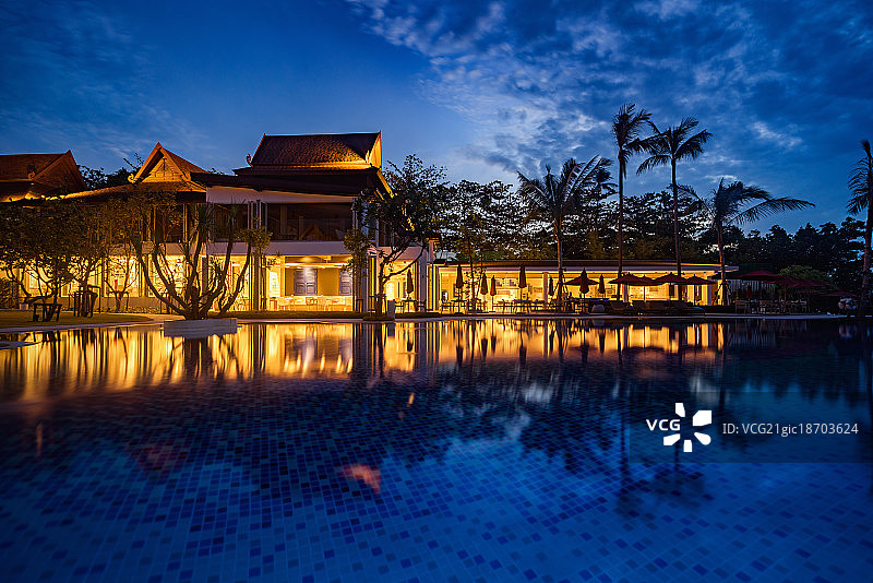 泰国豪华酒店高清全画幅图片图片素材