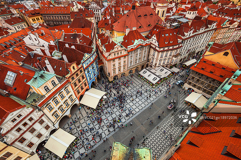 布拉格旧城广场图片素材