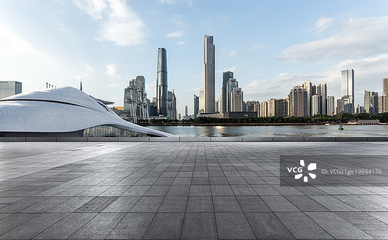 广州珠江新城现代建筑广场图片素材