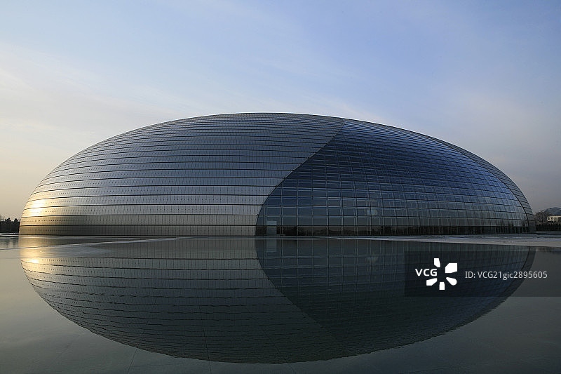 中国,北京,国家大剧院图片素材
