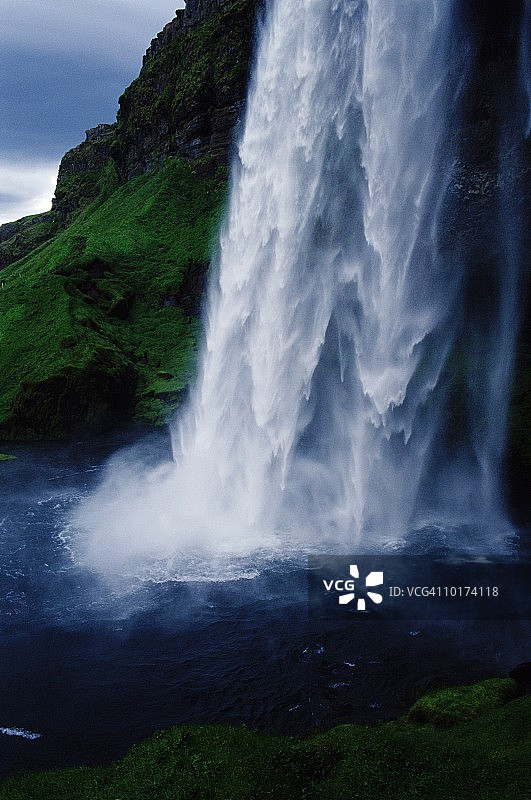 SELJALANDFOSS瀑布、冰岛图片素材