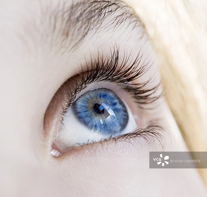 女人的蓝眼睛图片素材
