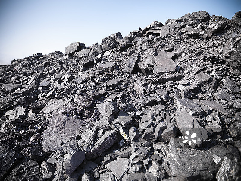 露天煤矿中的煤图片素材