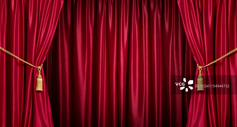 背景/剧院红色窗帘图片素材