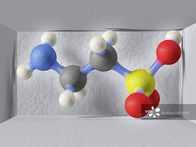 氨基酸牛磺酸分子图片素材