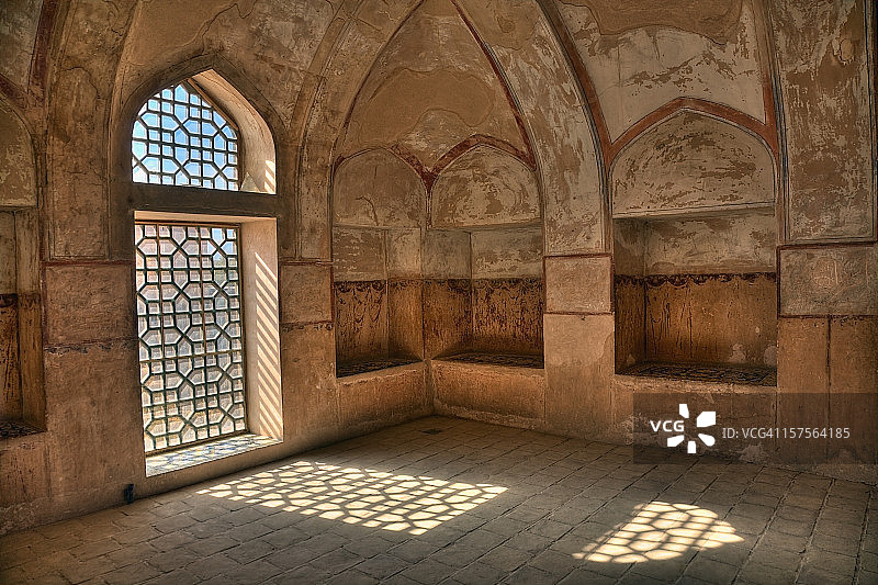伊朗伊斯法罕阿里卡布宫的房间图片素材